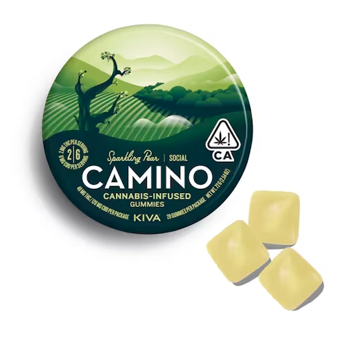Sparkling Pear Gummies 3:1 - 40mg - Camino