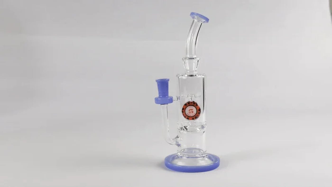 10" Spinning Poker Chip Bong | Assorted Colors