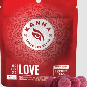 10pk - FX Love Raspberry Rose - 2:1:1 (THC:THCV:CBG)