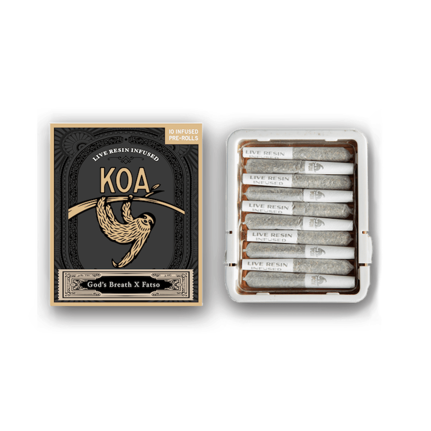 10pk - Live Resin Indica Prerolls