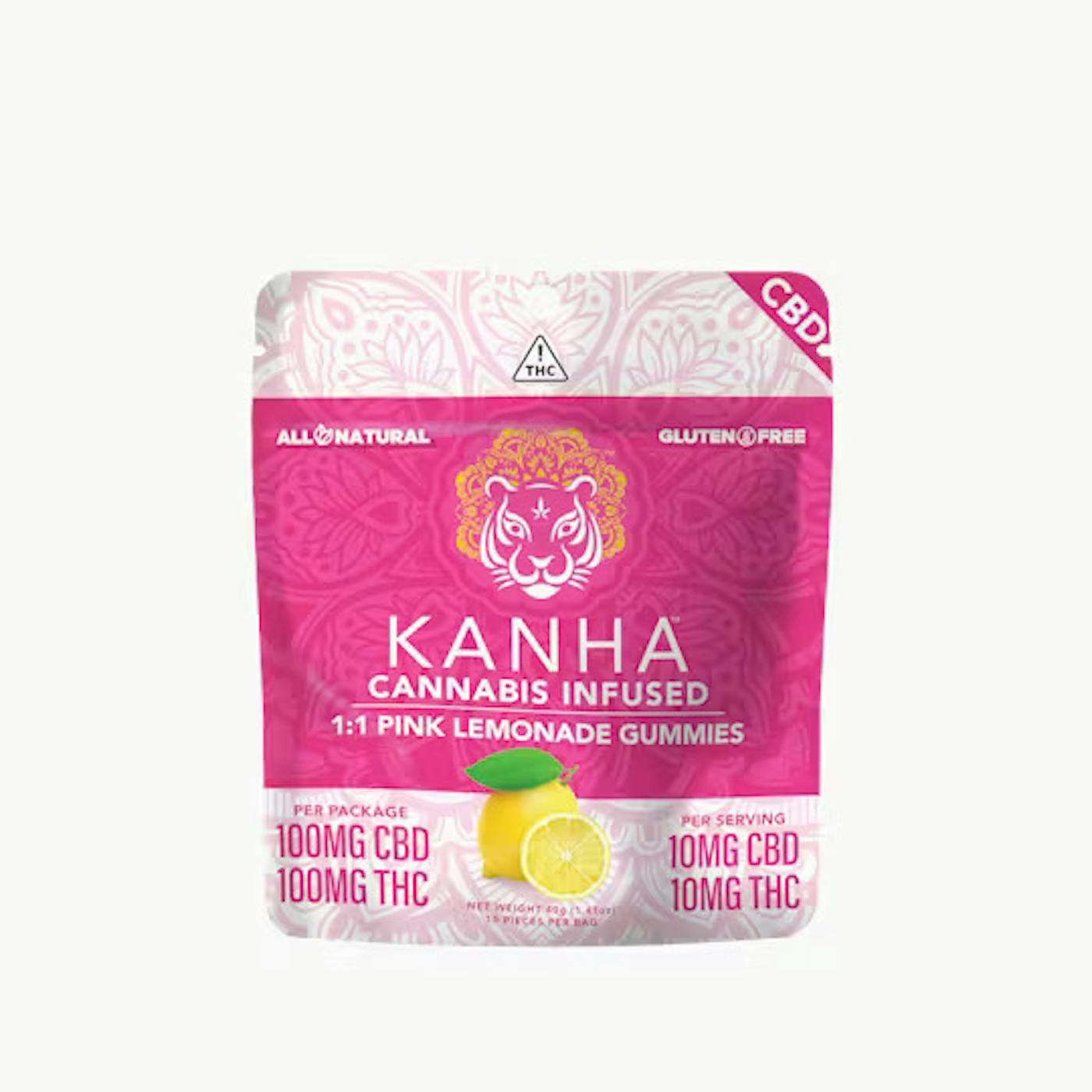 10pk - Pink Lemonade - 1:1 (CBD:THC)