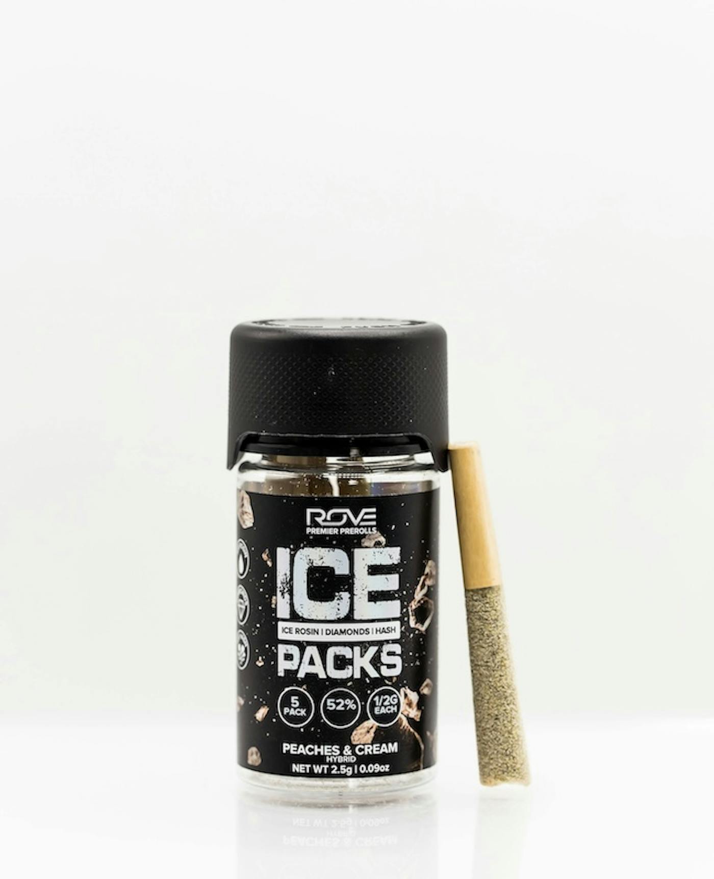 5pk - Peaches & Cream -(Rosin/Diamond/Hash Infused)