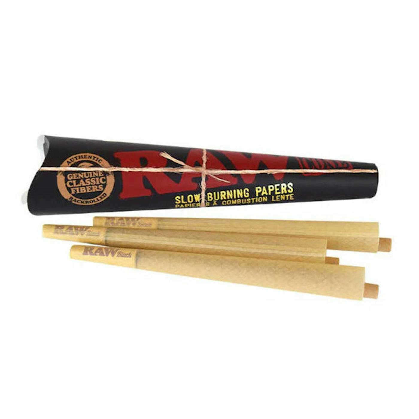 6pk Black Cones - 1 1/4
