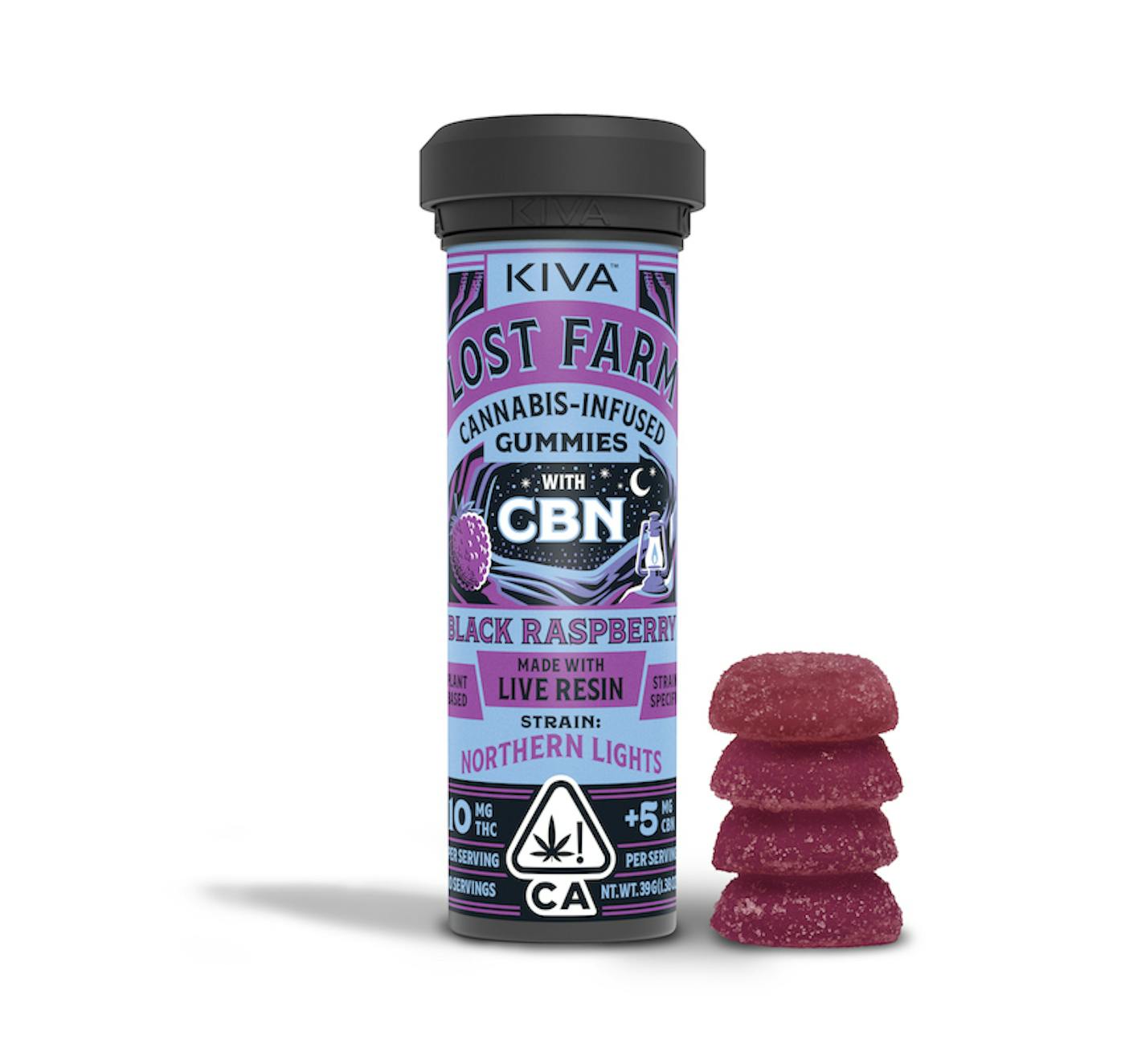 Black Raspberry (Live Resin Infused) Gummies - 2:1