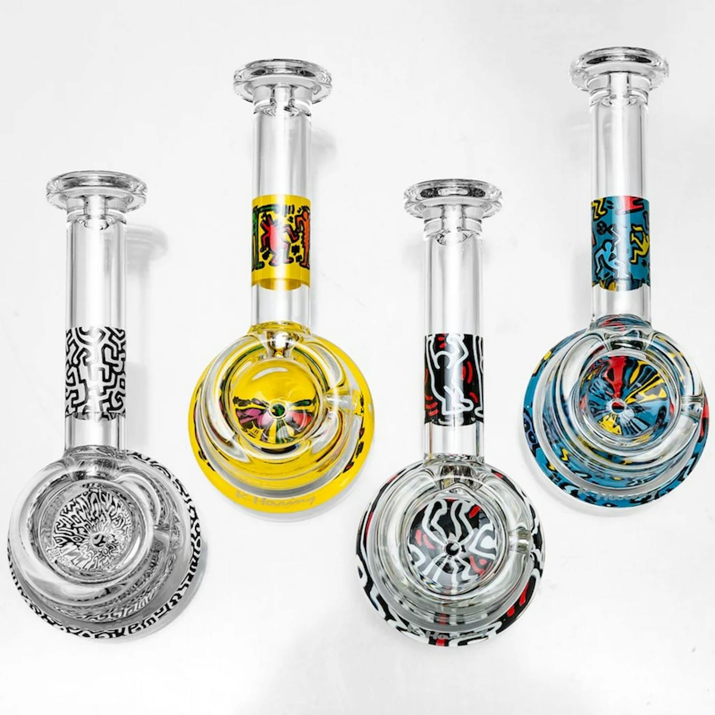 K. Haring Glass Spoon Pipe