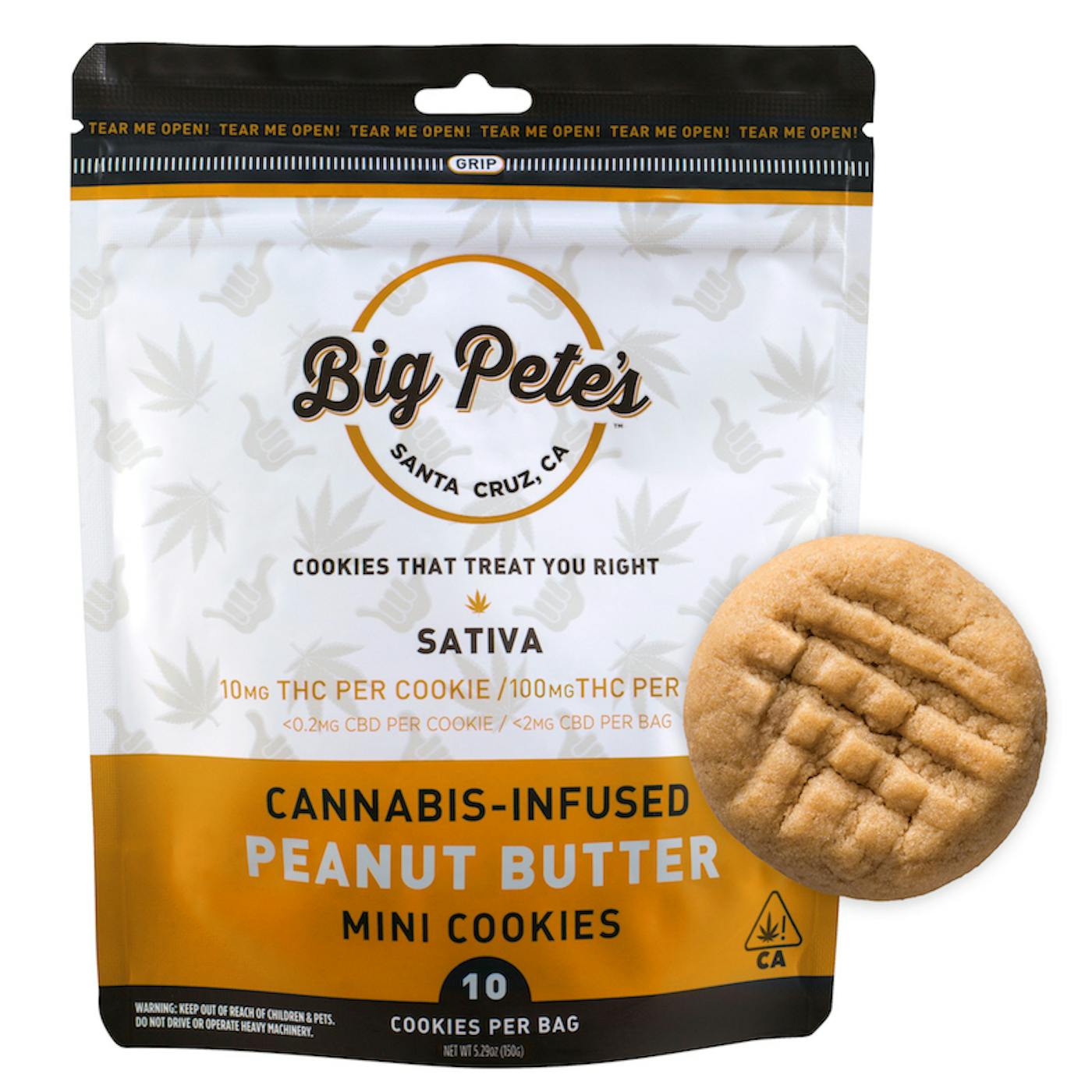 Peanut Butter Sativa Cookies - 10pk