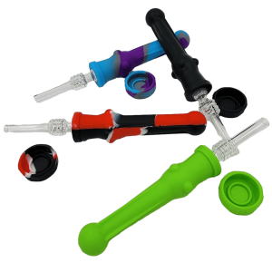 Silicone Honey Straw 14mm Titanium Tip