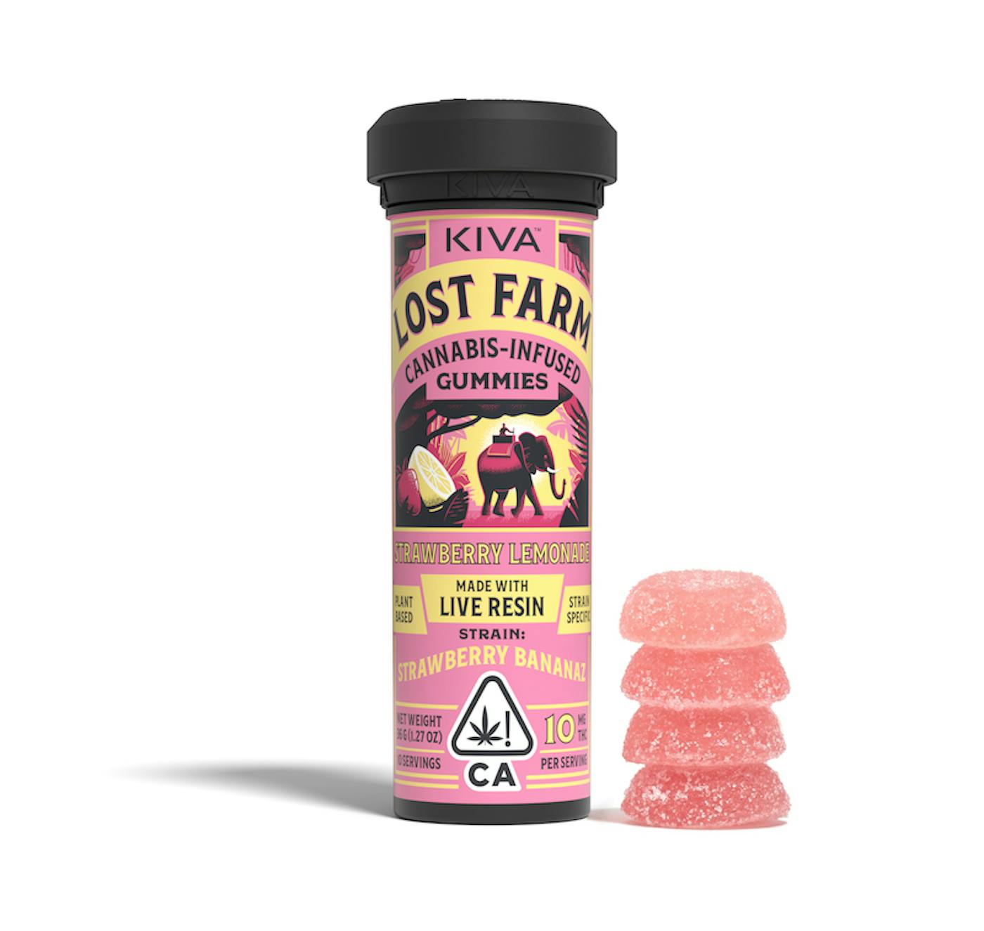 Strawberry Lemonade (Live Resin Infused) Gummies