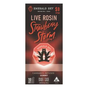 Strawberry Storm (Live Rosin) Gummies (10ct)