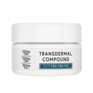 Transdermal Compound (Formula) - 1:1:1 THC:CBD:CBG